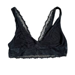 Intimately Free People Lace Bralette Corset Top Women Small Black